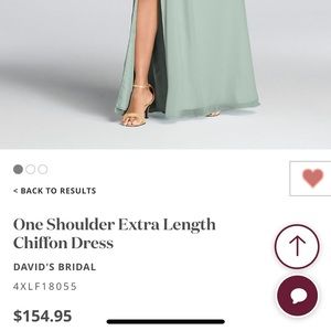 Brand New Dusty Sage Bridesmaid Dress